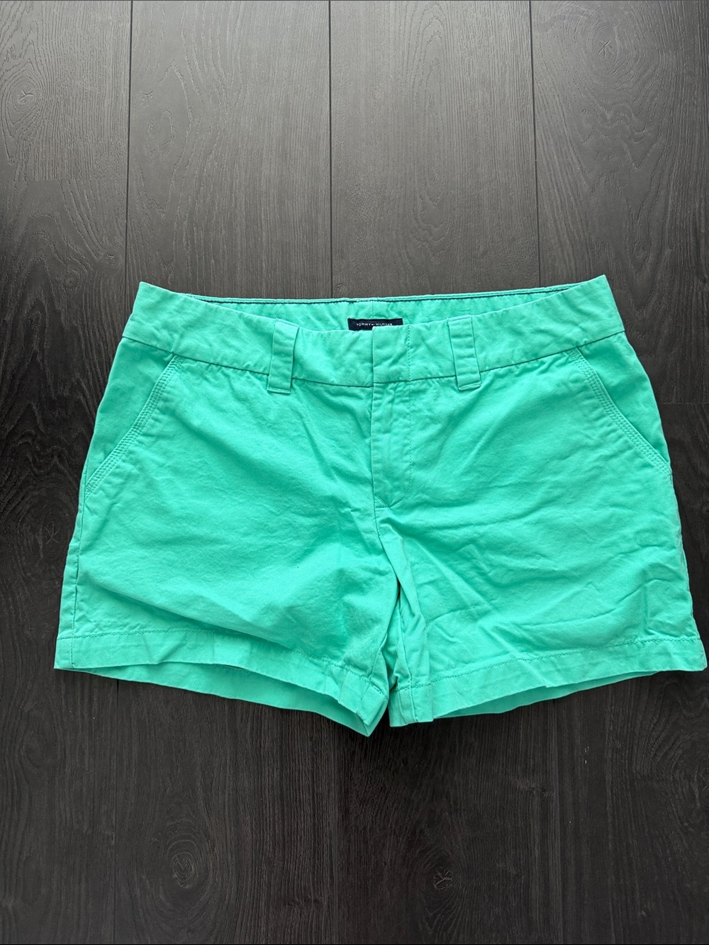 NWOT - Tommy Hilfiger - Women’s Mint Green Cotton Shorts